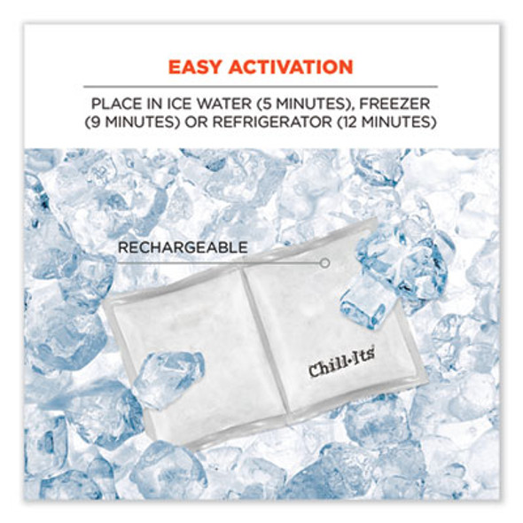 Chill-Its 6283 Rechargeable Phase Change Ice Pack, 3 x 6