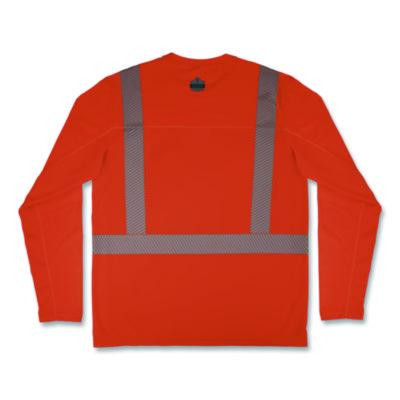 Chill-Its 6688 Type R Class 2 Cooling Hi-Vis Sun Shirt With Uv Protection, 2X-Large, Orange