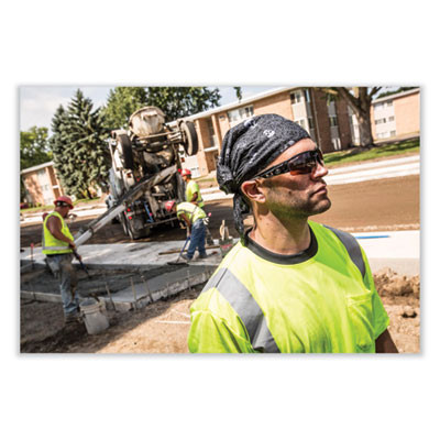 Chill-Its 6710Ct Cooling Pva Tie Bandana Triangle Hat, One Size Fits Most, Red Western