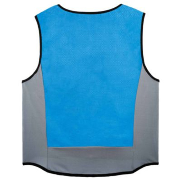 Chill-Its 6667 Wet Evaporative Pva Cooling Vest With Zipper, Pva, 4X-Large, Blue