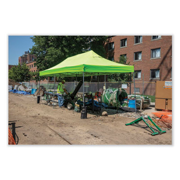 Shax 6015C Replacement Pop-Up Tent Canopy For 6015, 10 Ft x 20 Ft, Polyester, Lime