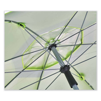 Shax 6100 Lightweight Work Umbrella, 90" Span, 92.4" Long, Lime Canopy