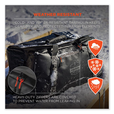 Arsenal 5031 Water-Resistant Duffel Bag, Small, 12.2 x 23.2 x 12.6, Black