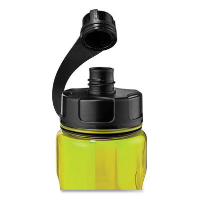 Chill-Its 5151 Plastic Wide Mouth Water Bottle, 34 Oz, Lime