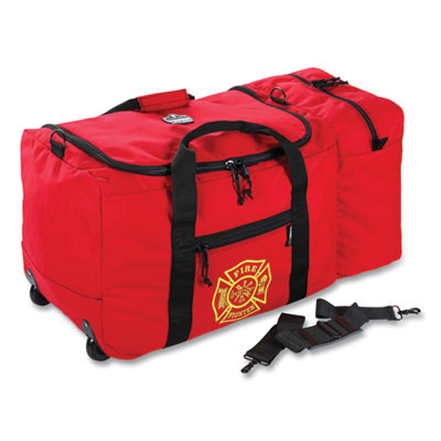 Arsenal 5005W Wheeled Fire + Rescue Gear Bag, 14 x 31 x 14, Red