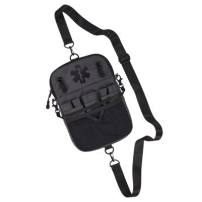 Arsenal 5717 Convertible Nurse Belt Bag, 10 Compartments, 7 x 10, Nylon, Black