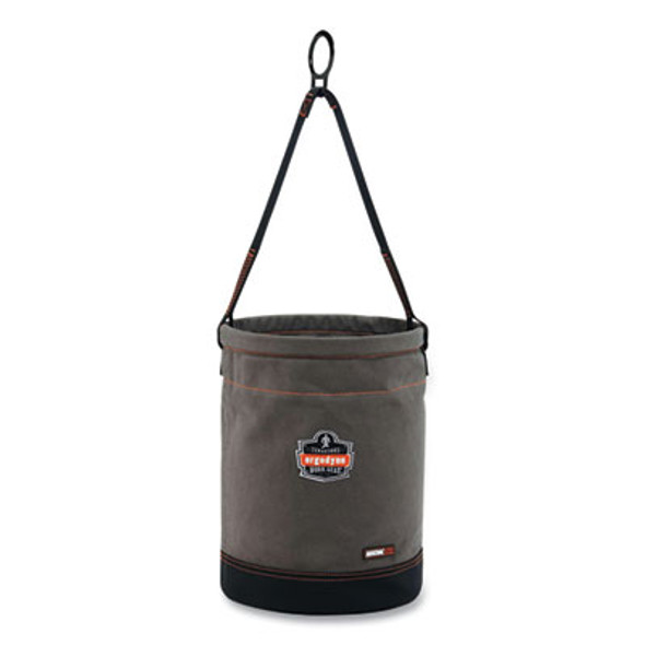 Arsenal 5960 Canvas Hoist Bucket With D-Rings, 150 Lb, Gray