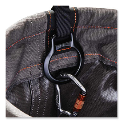 Arsenal 5960 Canvas Hoist Bucket With D-Rings, 150 Lb, Gray