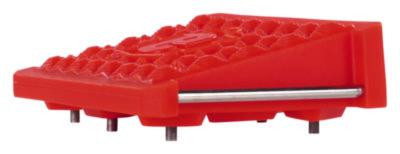 6317 Orange Ice Cleats Mid-Sole Heeled Boot, One Size Fits Most, Orange, Pair