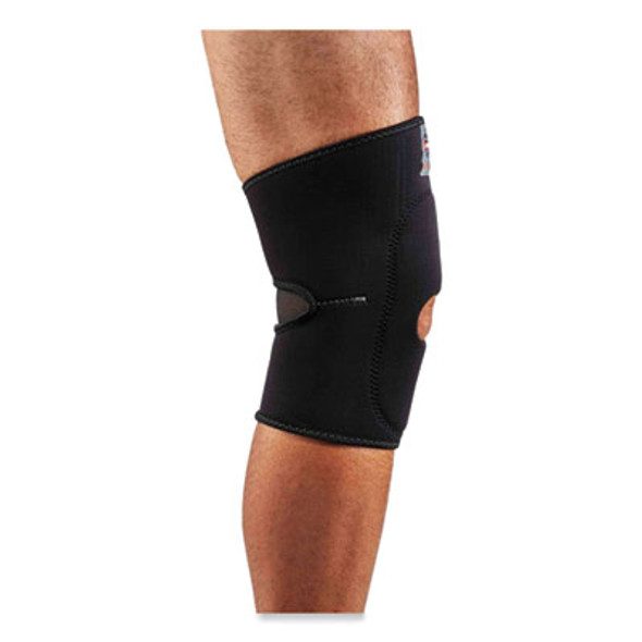 Proflex 615 Open Patella Anterior Pad Knee Sleeve, X-Large, Black