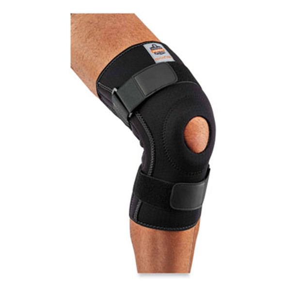 Proflex 620 Open Patella Spiral Stays Knee Sleeve, X-Large, Black