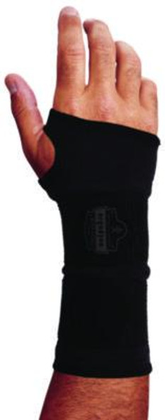 Proflex 685 Wrist Support Sleeve With Double Strap, Large, Fits Left Hand/Right Hand, Black