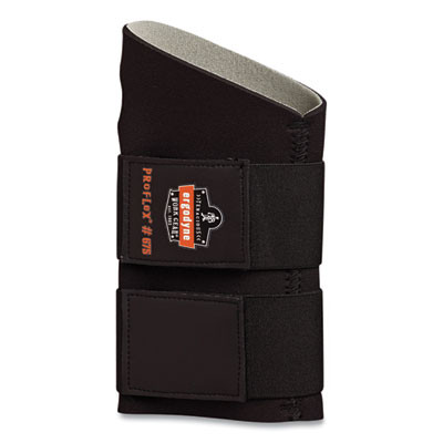 Proflex 675 Ambidextrous Double Strap Wrist Support, Large, Fits Left/Right Hand, Black