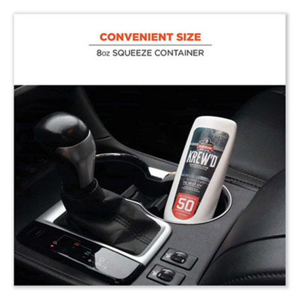 Krewd 6351 Spf 50 Sunscreen Lotion, 8 Oz Bottle