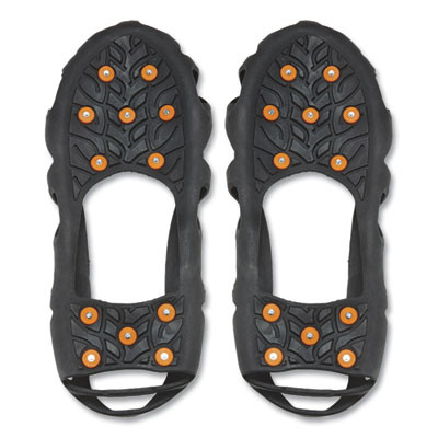 Trex 6304 One-Piece Step-In Full Coverage Ice Cleats, Large, Black, Pair