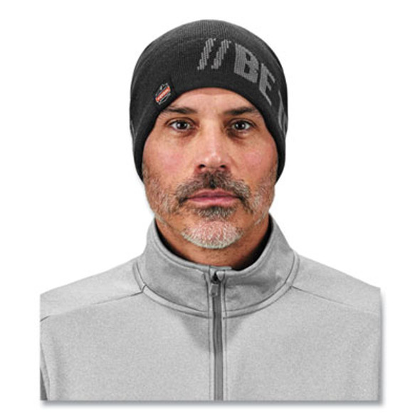 N-Ferno 6819Bt Be Tenacious Beanie, One Size Fits Most, Charcoal