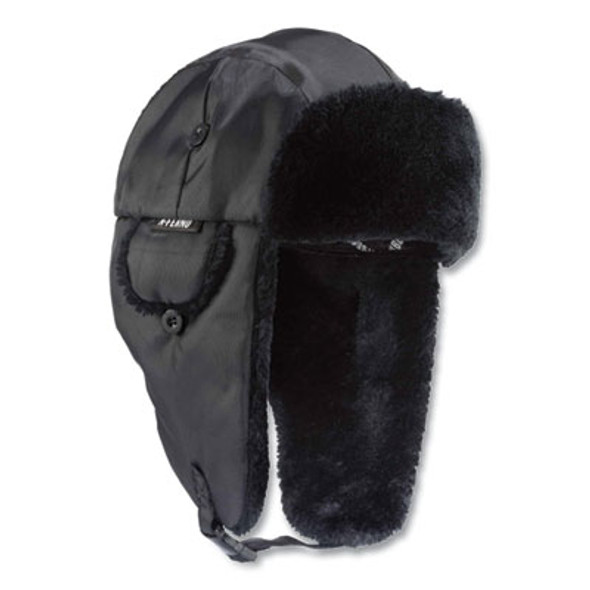 N-Ferno 6802 Classic Trapper Hat, Small/Medium, Black