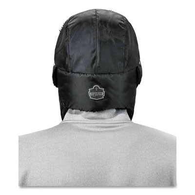 N-Ferno 6802 Classic Trapper Hat, 3M Thinsulate/Nylon, Large/X-Large, Black