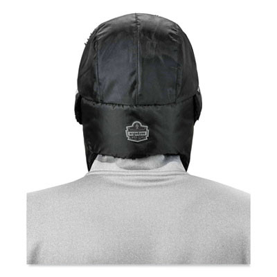 N-Ferno 6802 Classic Trapper Hat, 3M Thinsulate/Nylon, X-Small, Black