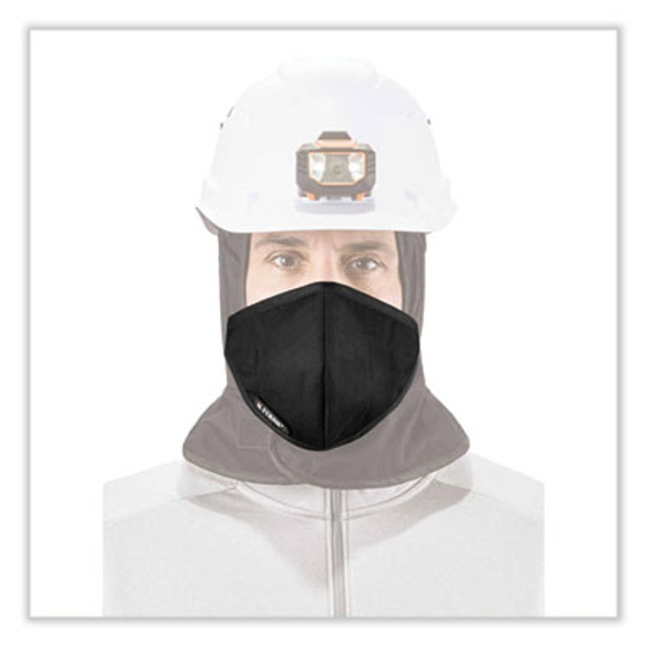 N-Ferno 6870 2-Layer Thermal Mouthpiece, Fleece/Cotton, Black, One Size Fits Most