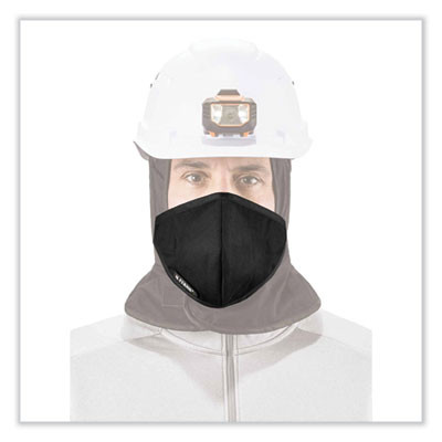 N-Ferno 6870 2-Layer Thermal Mouthpiece, Fleece/Cotton, Black, One Size Fits Most