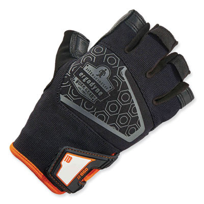 Proflex 860 Heavy Lifting Utility Gloves, En388: 2101X, 10.75" Long, X-Large, Black, Pair