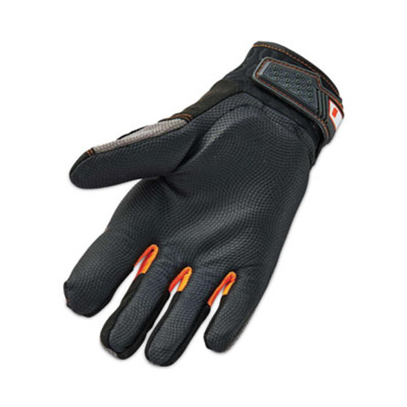 Proflex 9015F(x) Certified Anti-Vibration Gloves With Dorsal Protection, En388: 2121X, Large, Black, Pair