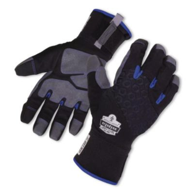 Proflex 817Wp Reinforced Thermal Waterproof Utility Gloves, En388: 3423X, Medium, Black, Pair