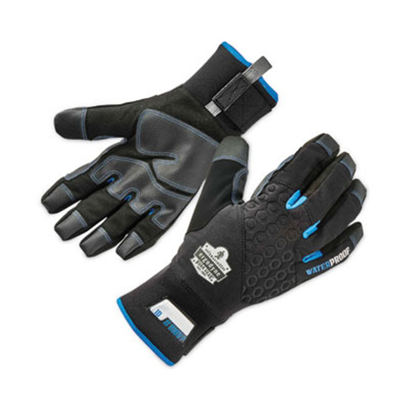 Proflex 818Wp Thermal Wp Gloves With Tena-Grip, En388: 3423X, 9" Long, X-Large, Black, Pair