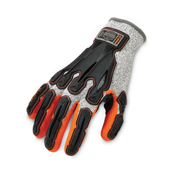 Proflex 922Cr Nitrile Coated Cut-Resistant Gloves, En388: 4442Cp, Large, Gray, 96 Pairs/Carton