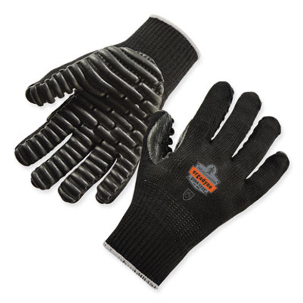 Proflex 9003 Certified Lightweight Av Gloves, 13.5" Long, Large, Black, Pair