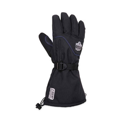 Proflex 825Wp Thermal Waterproof Winter Work Gloves, Small, Black, Pair