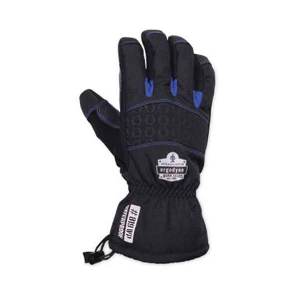 Proflex 819Wp Extreme Thermal Wp Gloves, En388: 4222B, 9" Long, Medium, Black, Pair