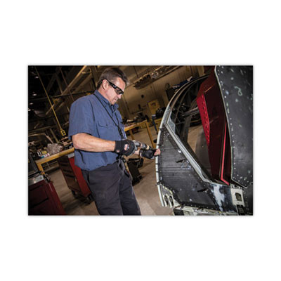 Proflex 900 Half-Finger Impact Gloves, En388: 1121X, Large, Black, Pair