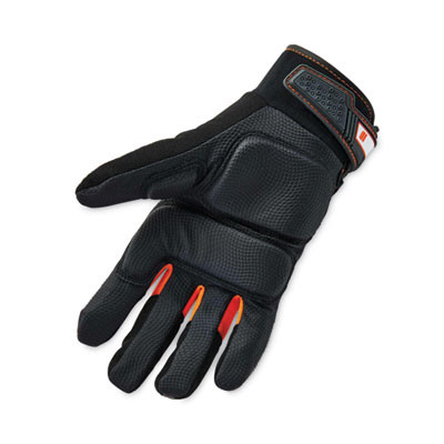 Proflex 9001 Full-Finger Impact Gloves, En388: 1121X, Large, Black, Pair