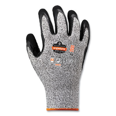 Proflex 7031-Case Ansi A3 Nitrile-Coated Cr Gloves, En388: 4X42C, 9.5" Long, Medium, Gray, 144 Pairs/Carton