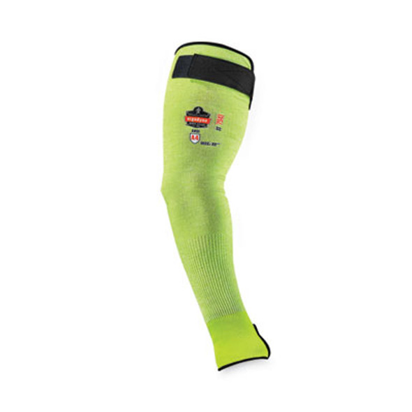 Proflex 7941-Pr Cr Protective Arm Sleeve, 22", Lime, Pair