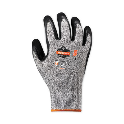 Proflex 7031 Ansi A3 Nitrile-Coated Cr Gloves, En388: 4X42C, 10" Long, Large, Gray, Pair