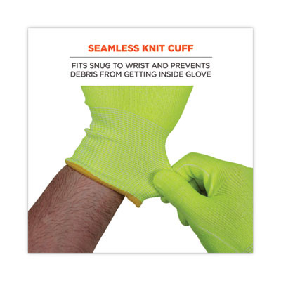 Proflex 7040 Ansi A4 Cr Food Grade Gloves, En388: 2X4Xd, Reversible, 12" Long, Xx-Large, Lime, 144 Pairs/Carton