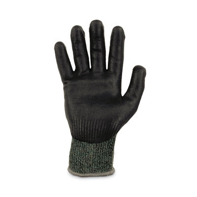 Proflex 7070 Ansi A7 Nitrile Coated Cr Gloves, En388: 4X42F, 9" Long, Small, Green, Pair