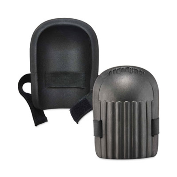 Proflex 200 Light Duty Knee Pads, Short Cap, Buckle Closure, One Size Fits Most, Black, Pair