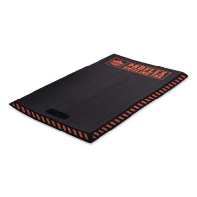 Proflex 385 Large Kneeling Pad, Rectangular, Black Textured Surface, 16" x 28"