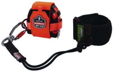 Squids 3123 Tool Wristband With D-Ring Anchor, 5 Lb Max Working Capacity, 18" Long, Black