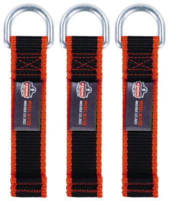 Squids 3706 Web Tool Tether Attachment With D-Ring Tool Tails, 5 Lb Max Working Capacity, 5.5" Long, Black, 3/Pack