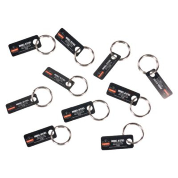 Squids 3785 Split Ring Tool Attachment, 2 Lb Max Working Capacity, 1" Dia, Silver, 10/Pack