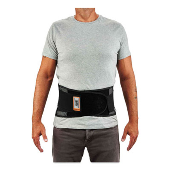 Proflex 1051 Mesh Back Support, X-Large, 38" To 42" Waist, Black