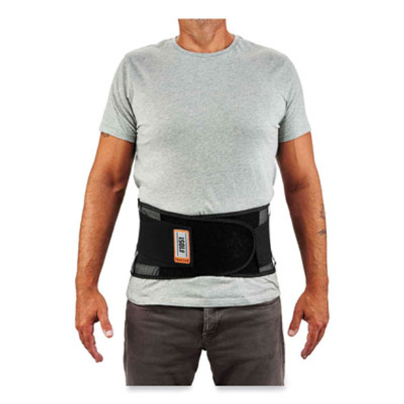 Proflex 1051 Mesh Back Support, 2X-Large, 42" To 46" Waist, Black