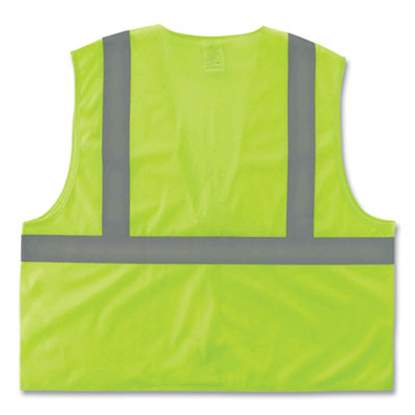 Glowear 8205Z Class 2 Super Economy Mesh Vest, Polyester, Lime, Large/X-Large