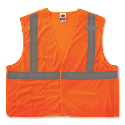 Glowear 8215Ba Class 2 Economy Breakaway Mesh Vest, Polyester, X-Small, Orange