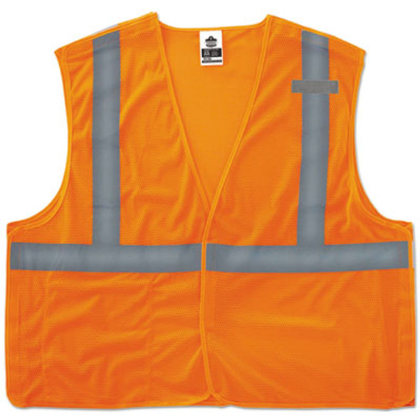 Glowear 8215Ba Type R Class 2 Econo Breakaway Mesh Vest, 2X-Large To 3X-Large, Orange